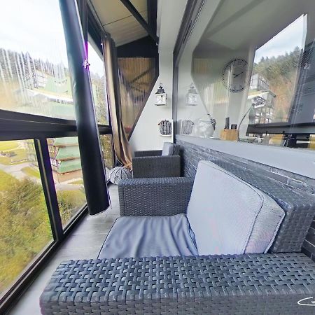 Studio avec loggia vue pistes Hohneck Lägenhet La Bresse Exteriör bild
